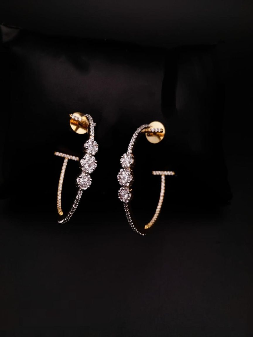 BALI IN AMERICAN DIAMOND JEWELLERY STYLE | DESIGN - 45012