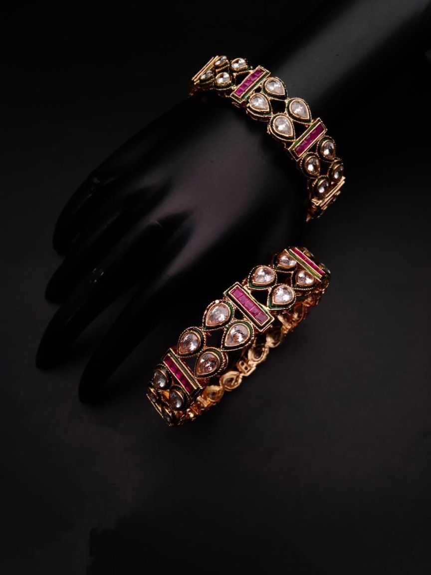 polki-bangles-BAP25780RGD28