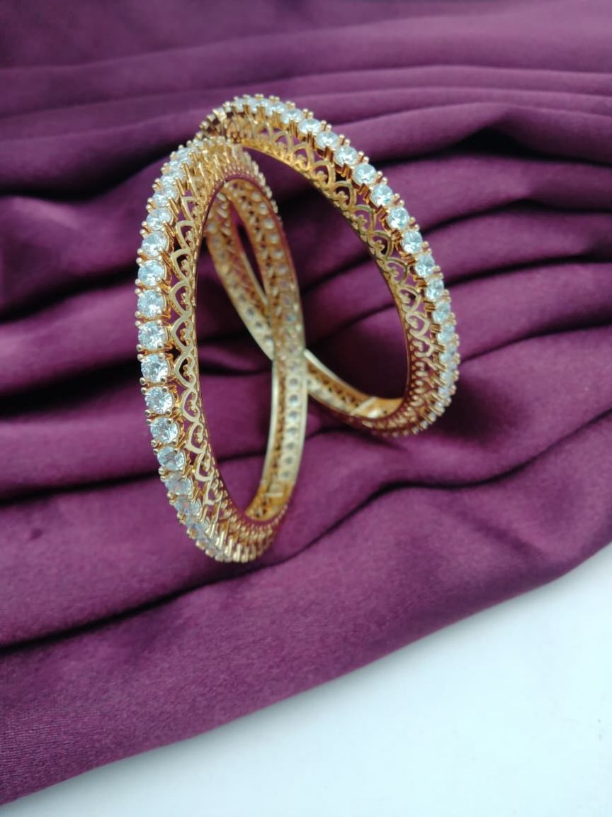 BANGLES IN TAARA CZ STYLE | DESIGN - 99001