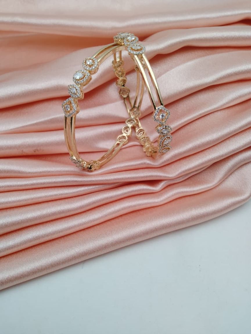 BANGLES IN TAARA CZ STYLE | DESIGN - 11001