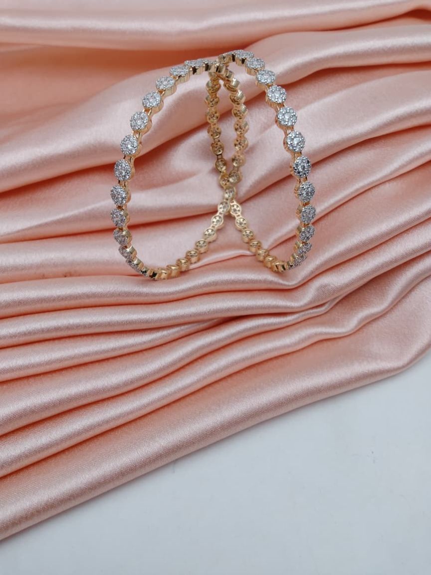 BANGLES IN TAARA CZ STYLE | DESIGN - 11003