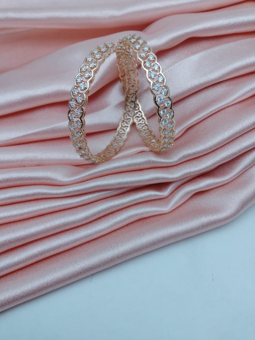 BANGLES IN TAARA CZ STYLE | DESIGN - 11004