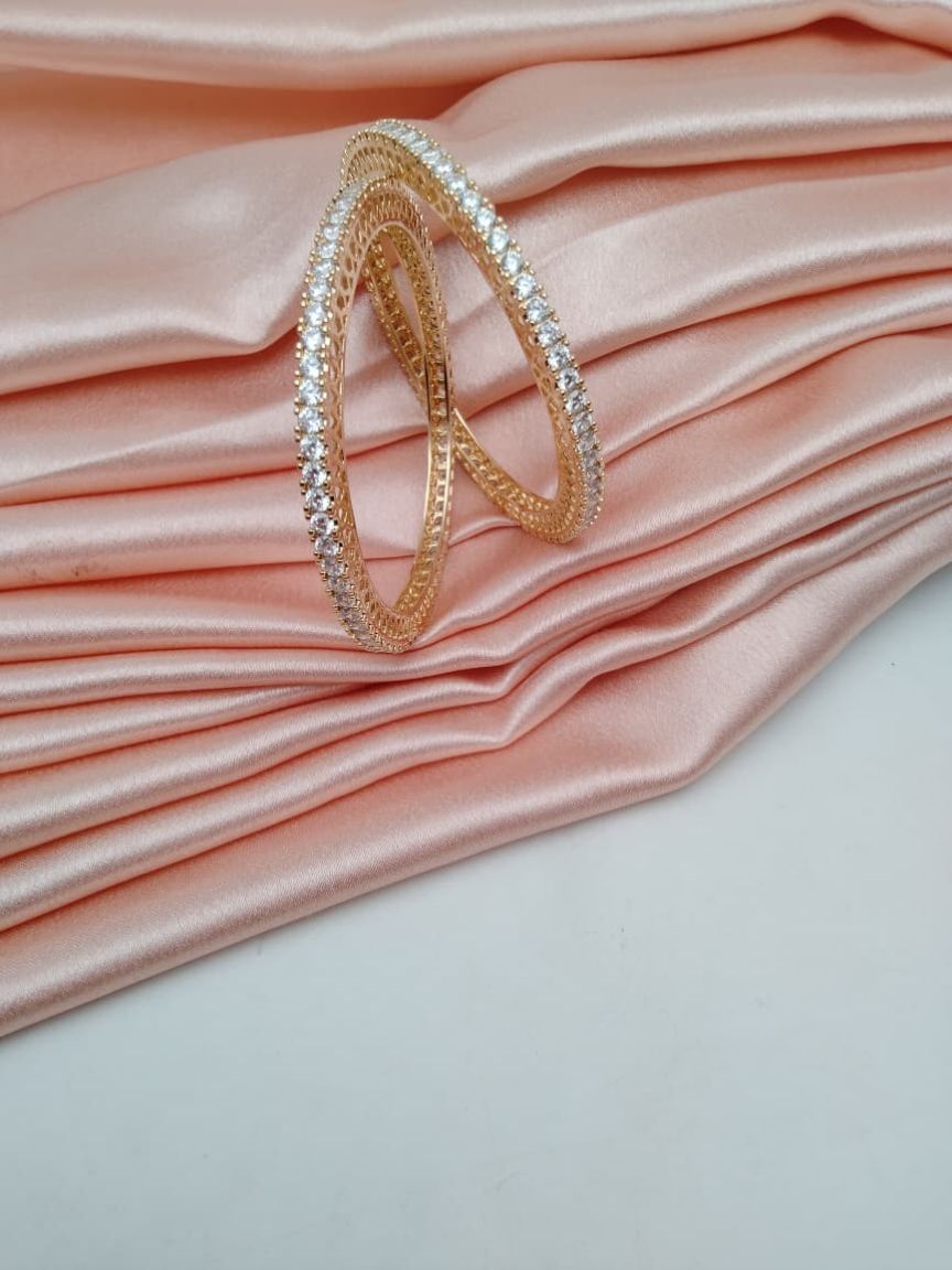 BANGLES IN TAARA CZ STYLE | DESIGN - 11006