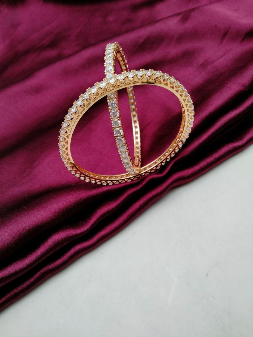 BANGLES IN TAARA CZ STYLE | DESIGN - 11010
