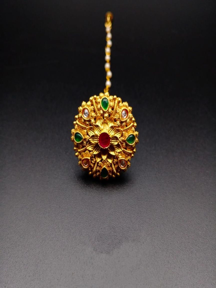 BORLA IN POLKI (GOLD POLISH) STYLE | DESIGN - 93001