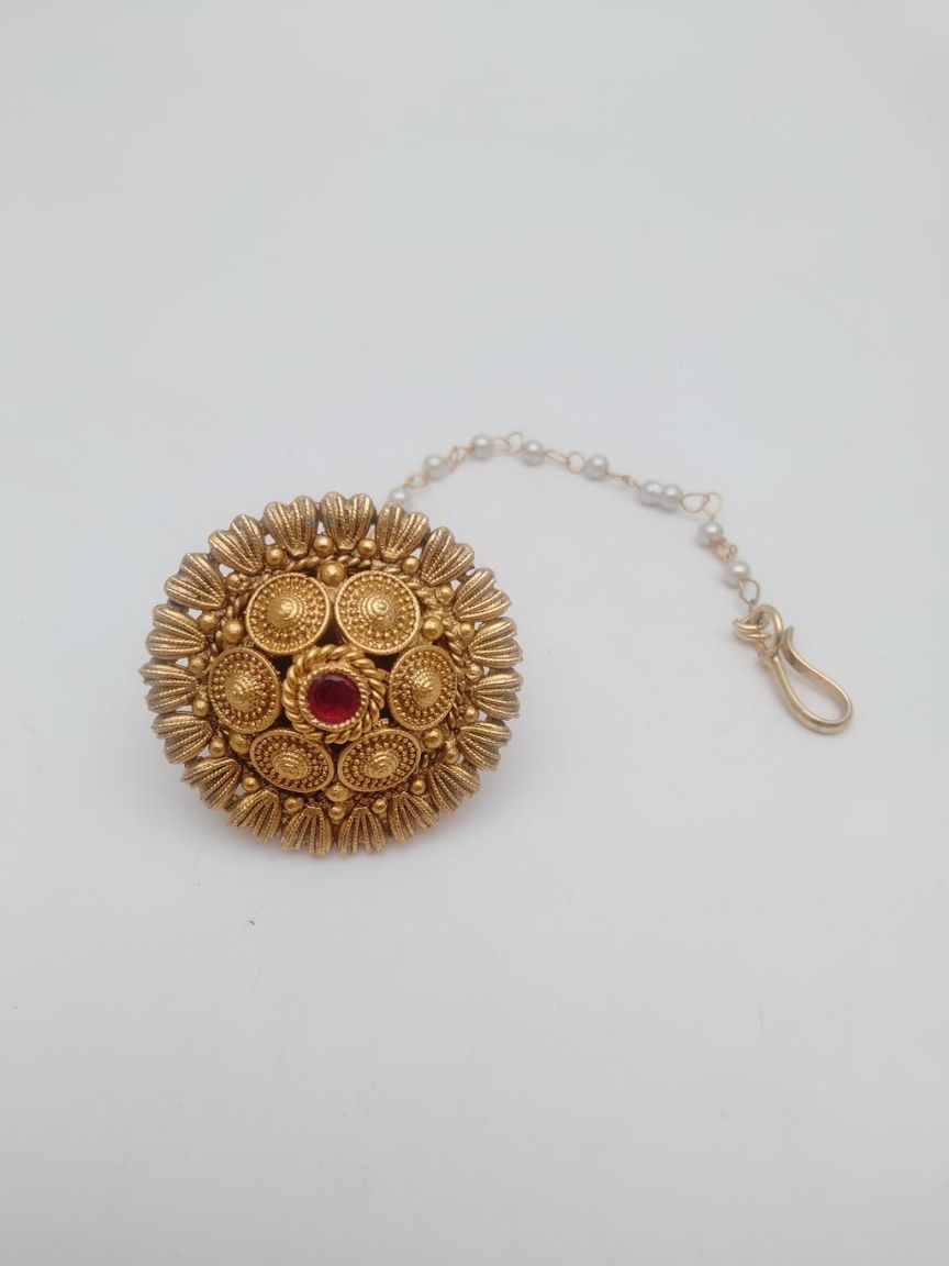 BORLA IN POLKI (GOLD POLISH) STYLE | DESIGN - 93003