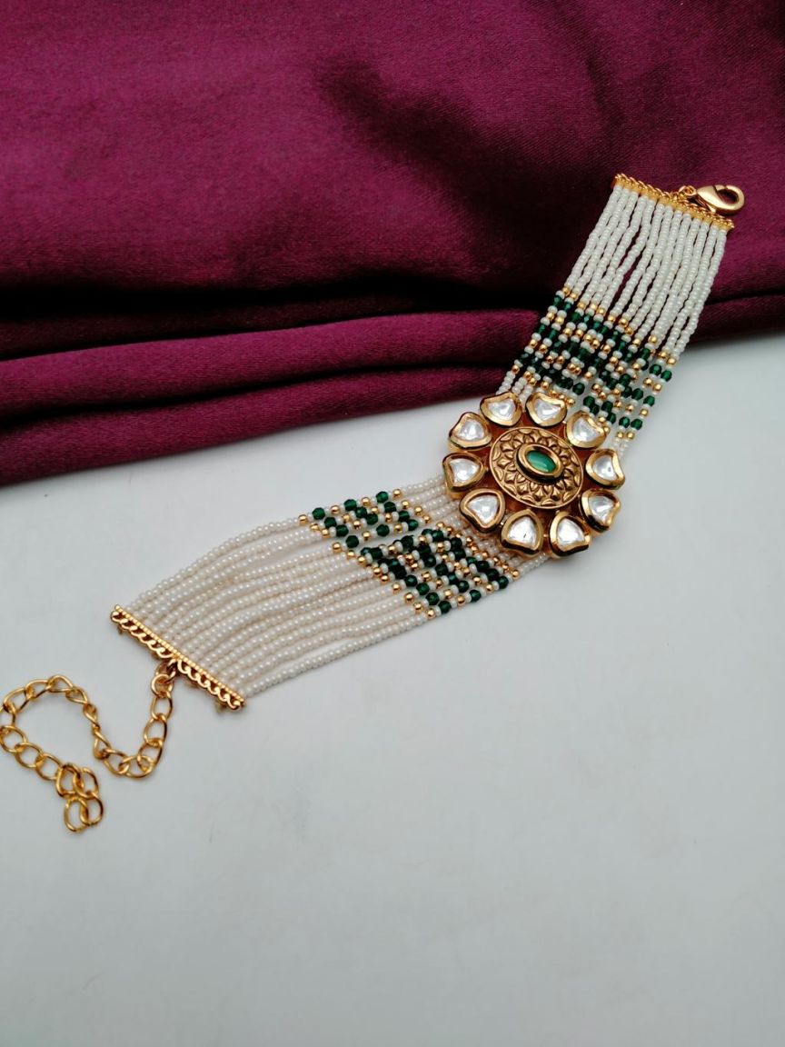 kundan-bracelets-BRK78002GRGD