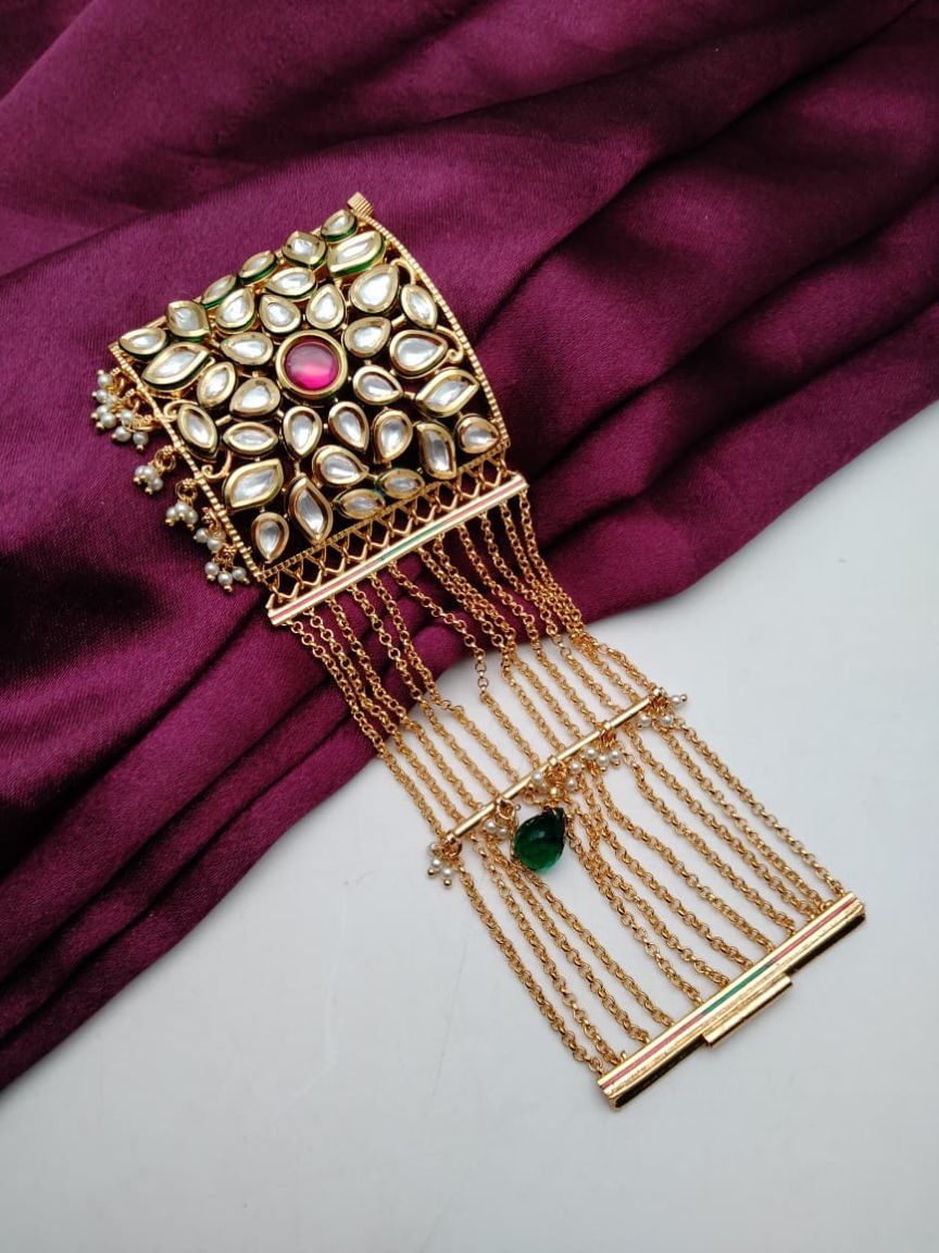 BRACELETS IN KUNDAN (VILANDI) STYLE | DESIGN - 78008