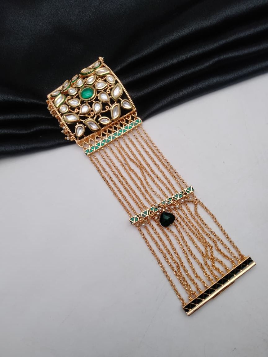 kundan-bracelets-BRK78010GRGDSM