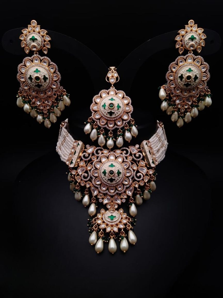 kundan-choker-CHK16022GRGD
