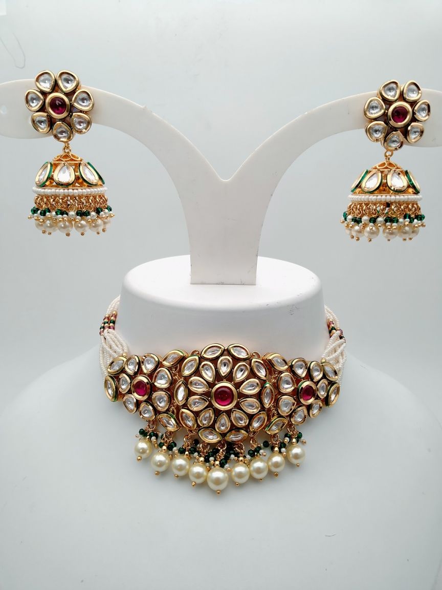 kundan-choker-CHK16053RGRGD