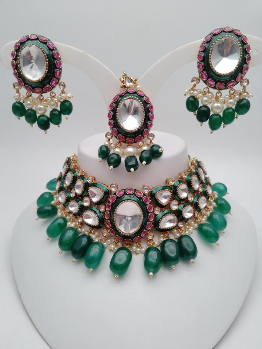 kundan-choker-CHK16095RGRGD