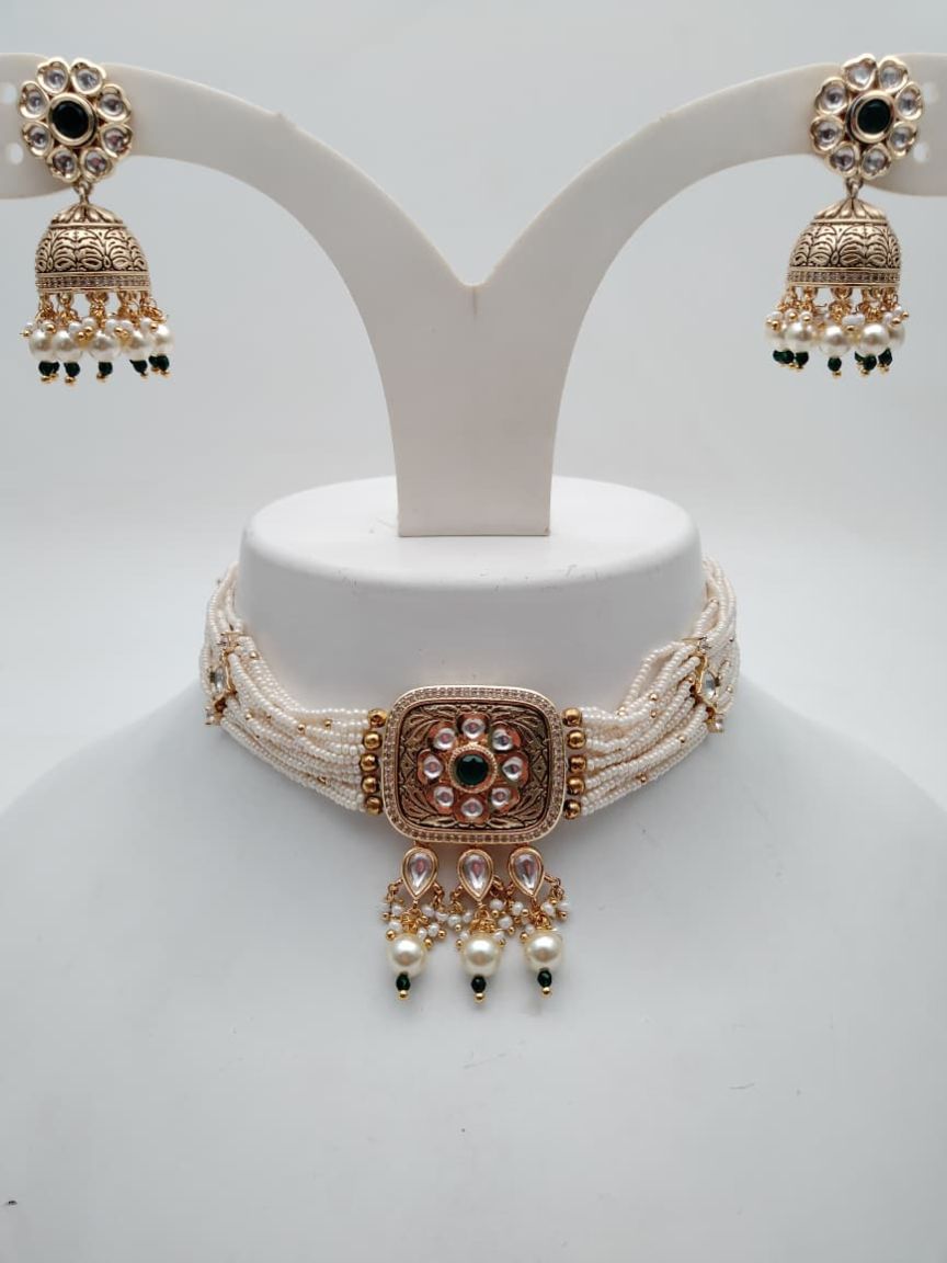 kundan-choker-CHK16130GRGD