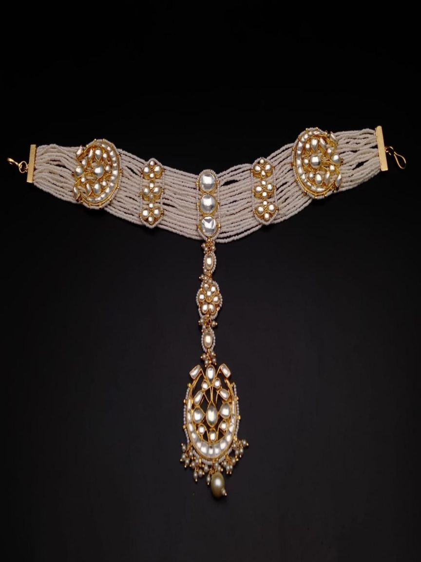 DAMINI IN KUNDAN (VILANDI) STYLE | DESIGN - 29046