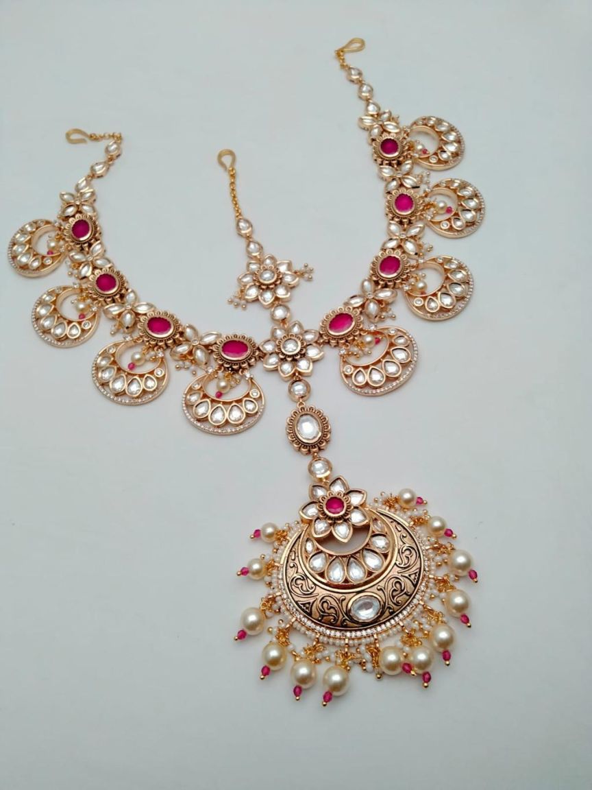 DAMINI IN KUNDAN (VILANDI) STYLE | DESIGN - 29047