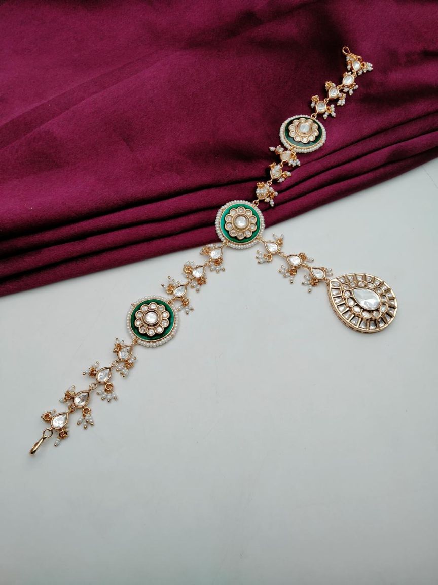 DAMINI IN KUNDAN (VILANDI) STYLE | DESIGN - 29050