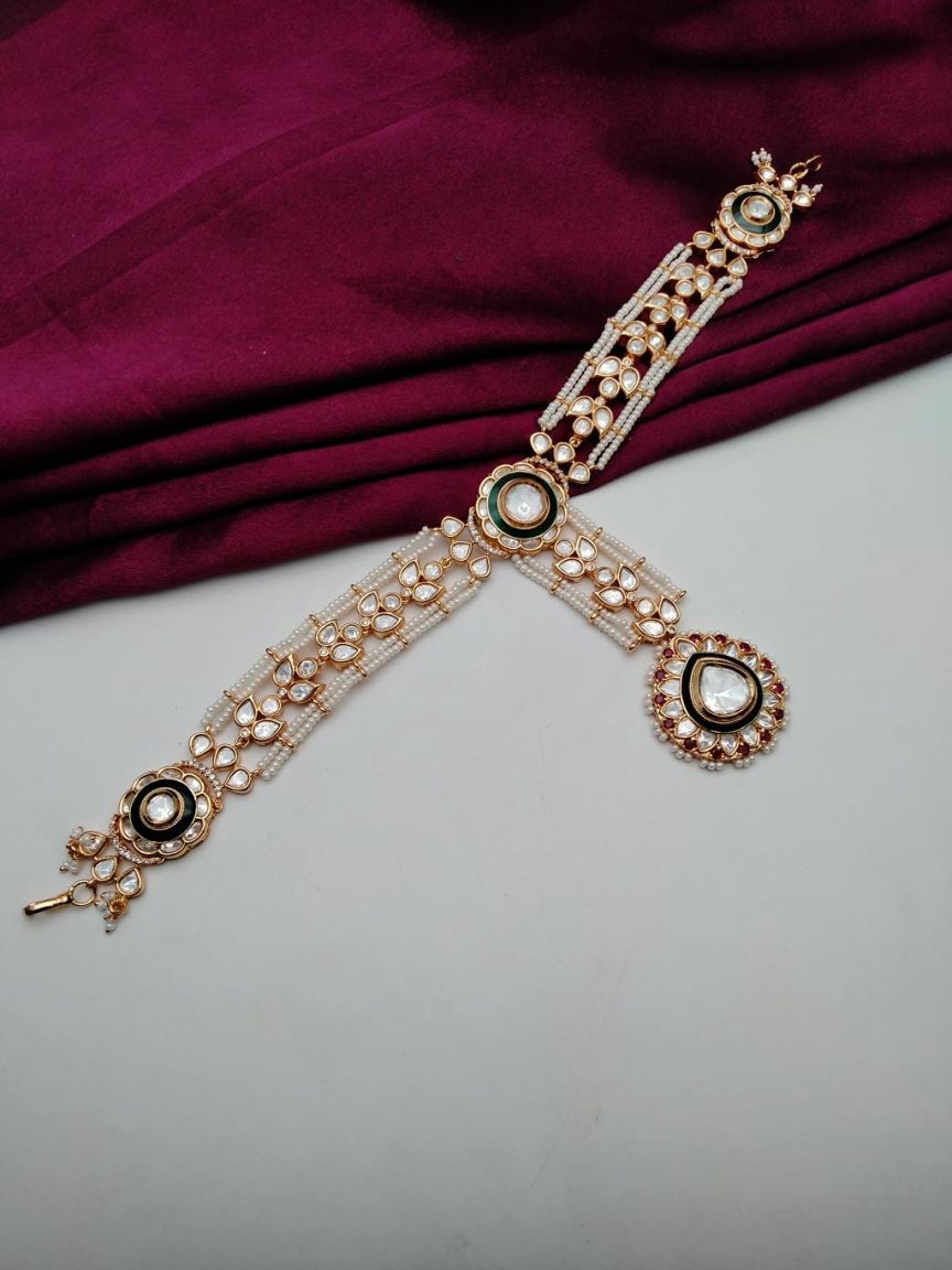 DAMINI IN KUNDAN (VILANDI) STYLE | DESIGN - 29051