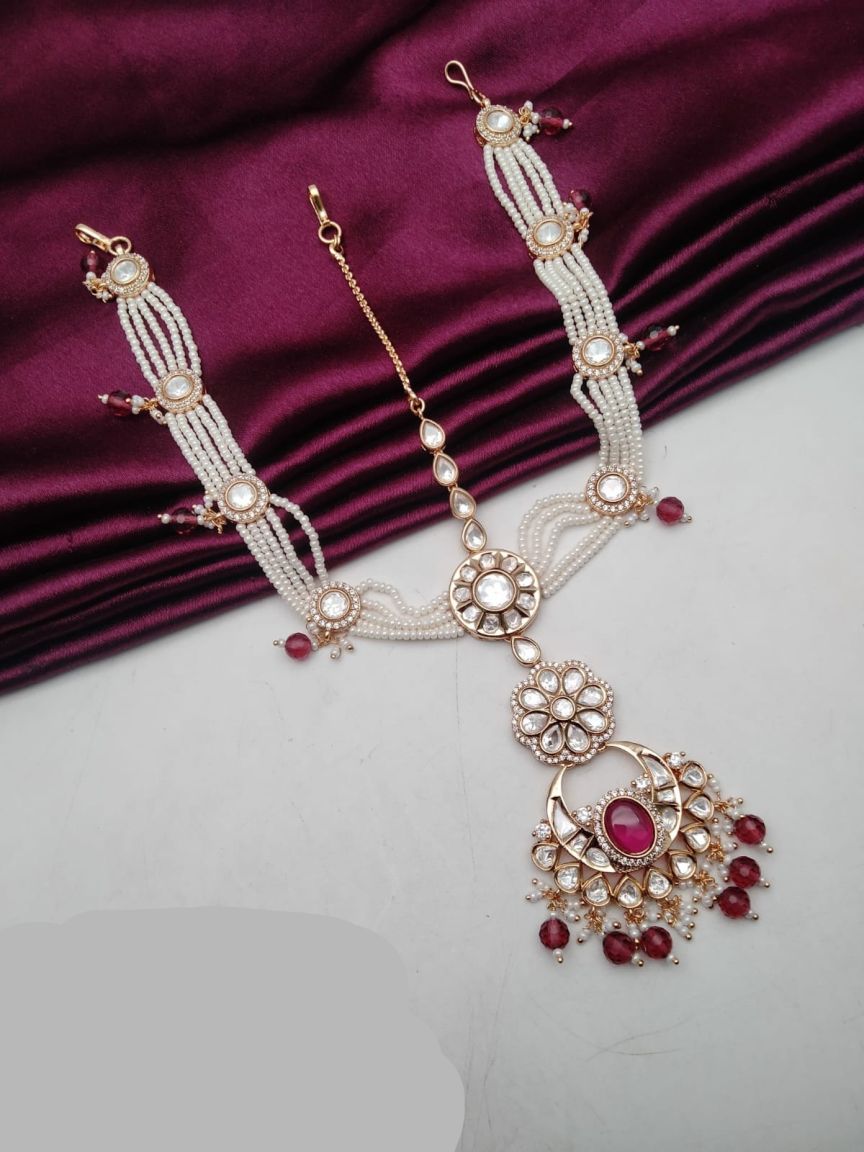 DAMINI IN KUNDAN (VILANDI) STYLE | DESIGN - 29053