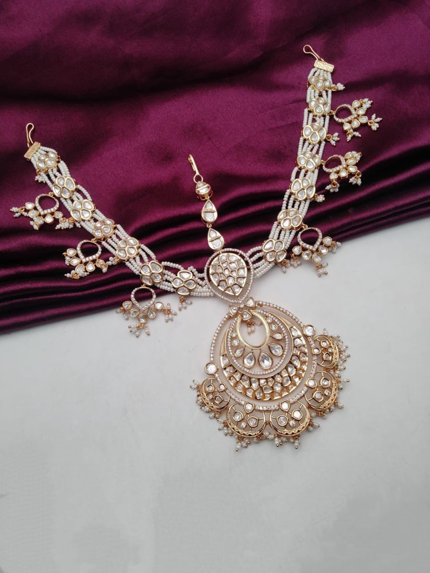 DAMINI IN KUNDAN (VILANDI) STYLE | DESIGN - 29054