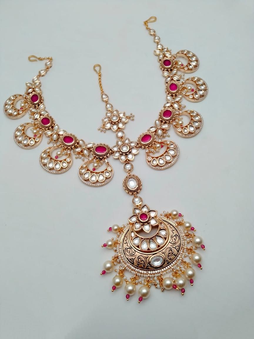 DAMINI IN KUNDAN (VILANDI) STYLE | DESIGN - 29055