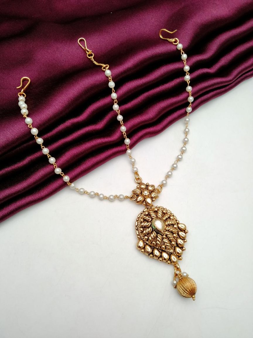 DAMINI IN POLKI (GOLD POLISH) STYLE | DESIGN - 94012