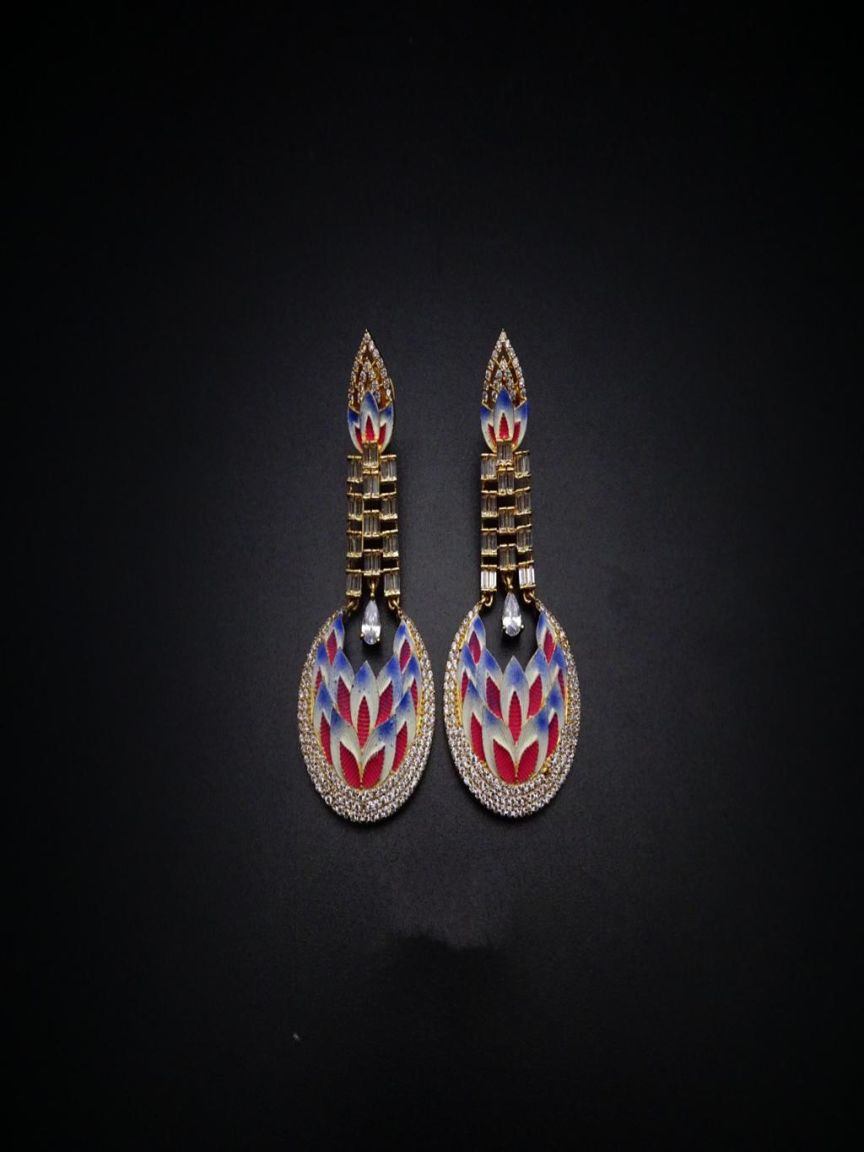 EARRINGS IN AD STYLE | DESIGN - 41481