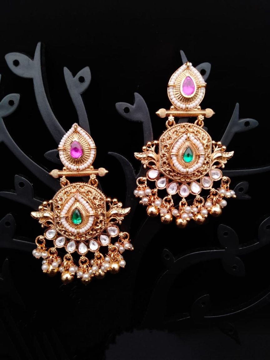 polki-earrings-ERP49070RGRRJ