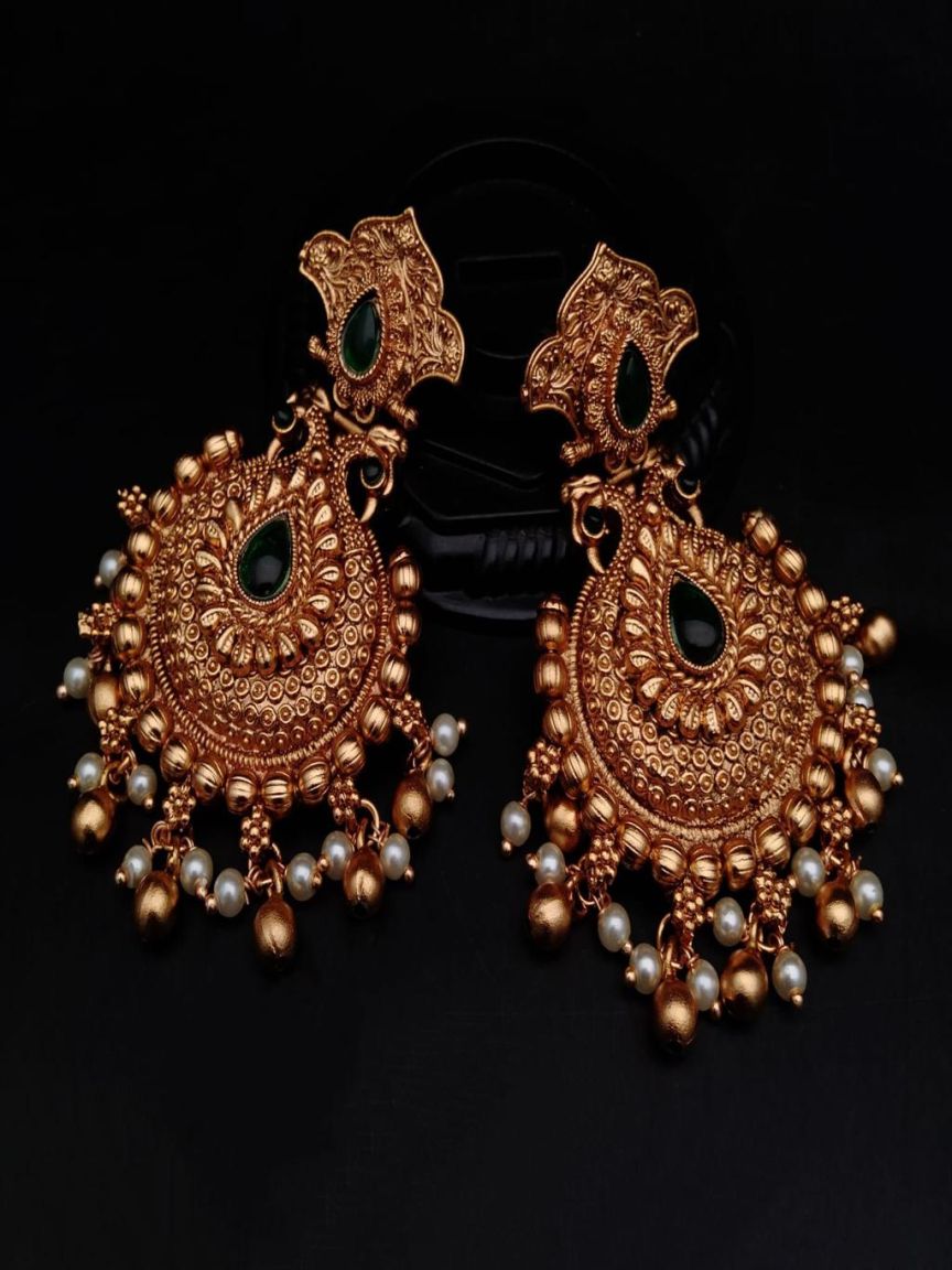 polki-earrings-ERP49087GRGD