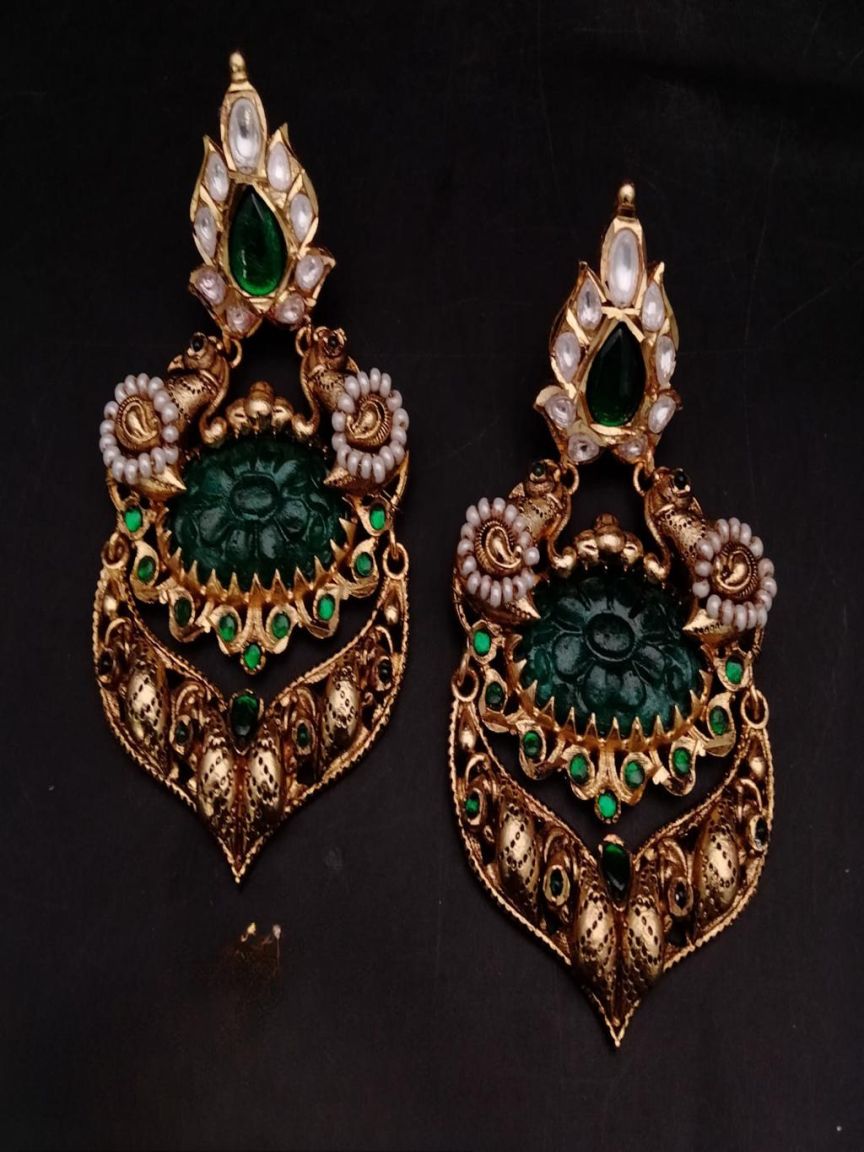 polki-earrings-ERP49117GRRJ