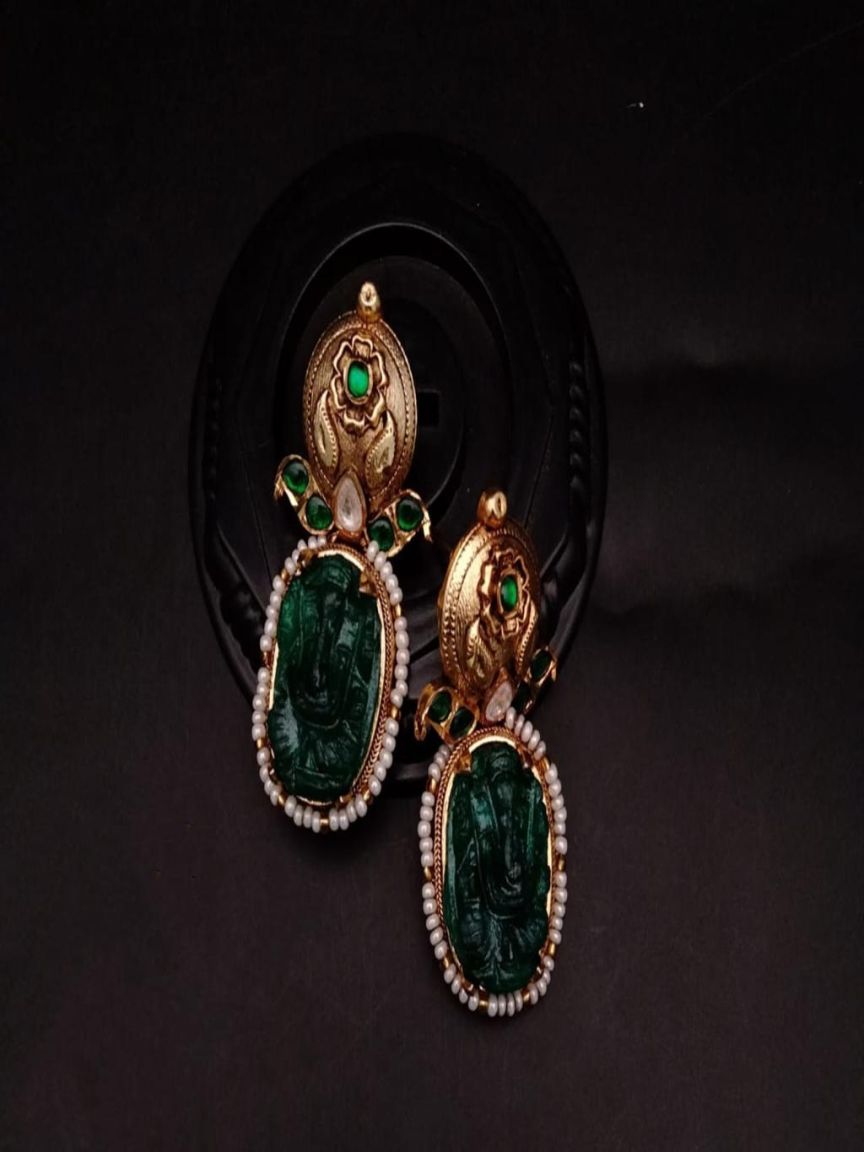 polki-earrings-ERP49122GRRJ