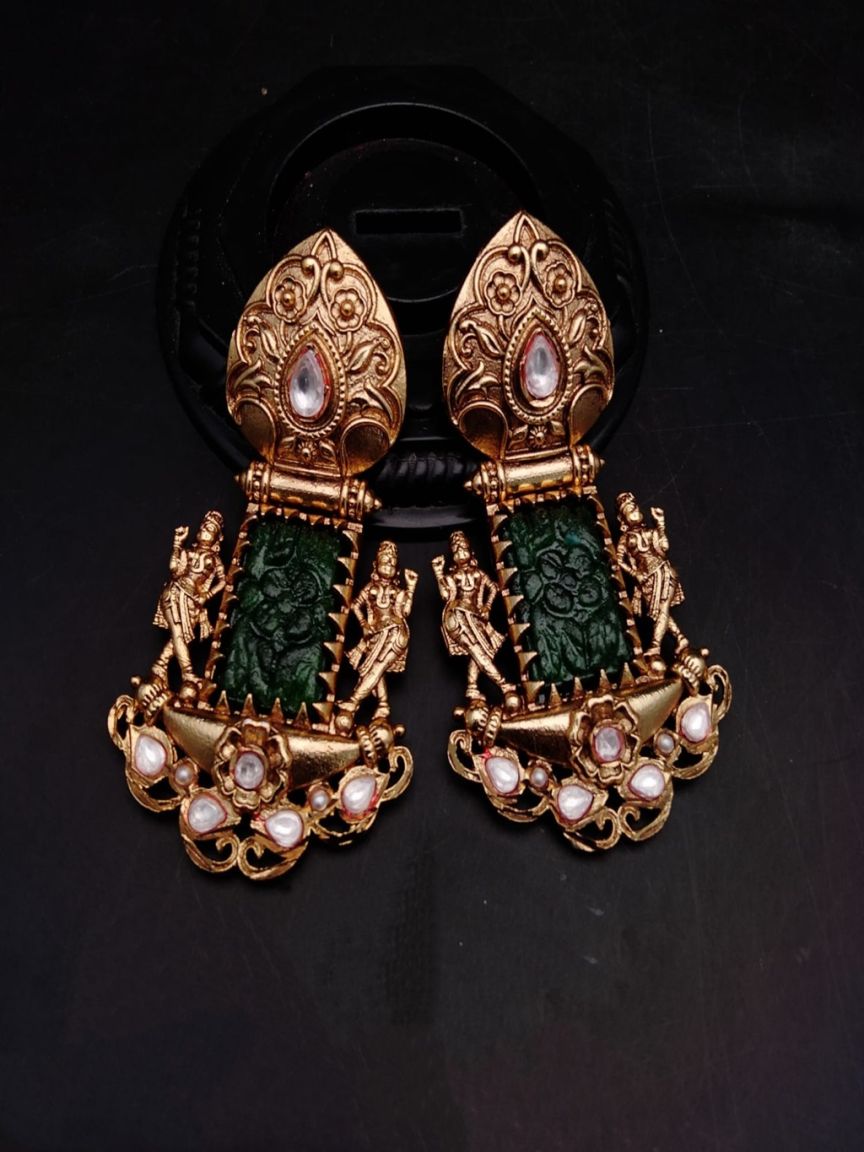 polki-earrings-ERP49129GRRJ