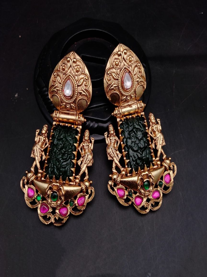 polki-earrings-ERP49129GRRRJ