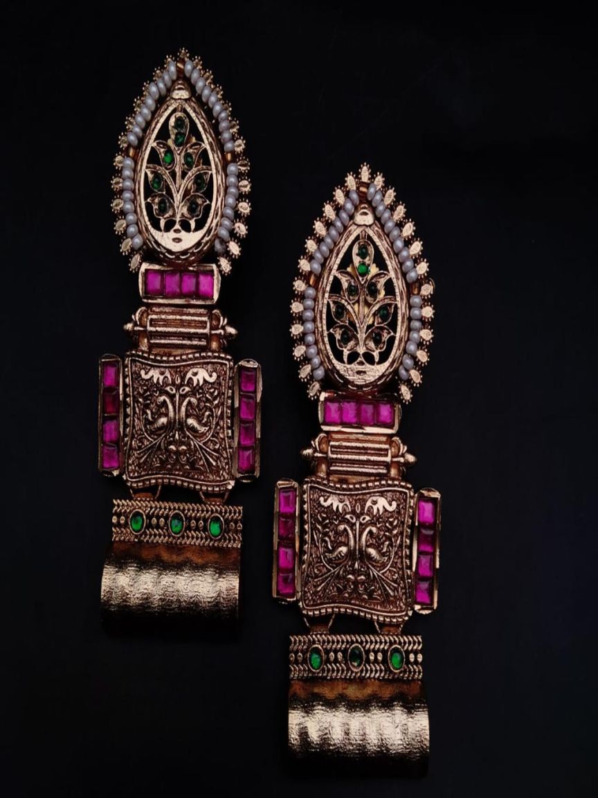 polki-earrings-ERP49155RGRRJ