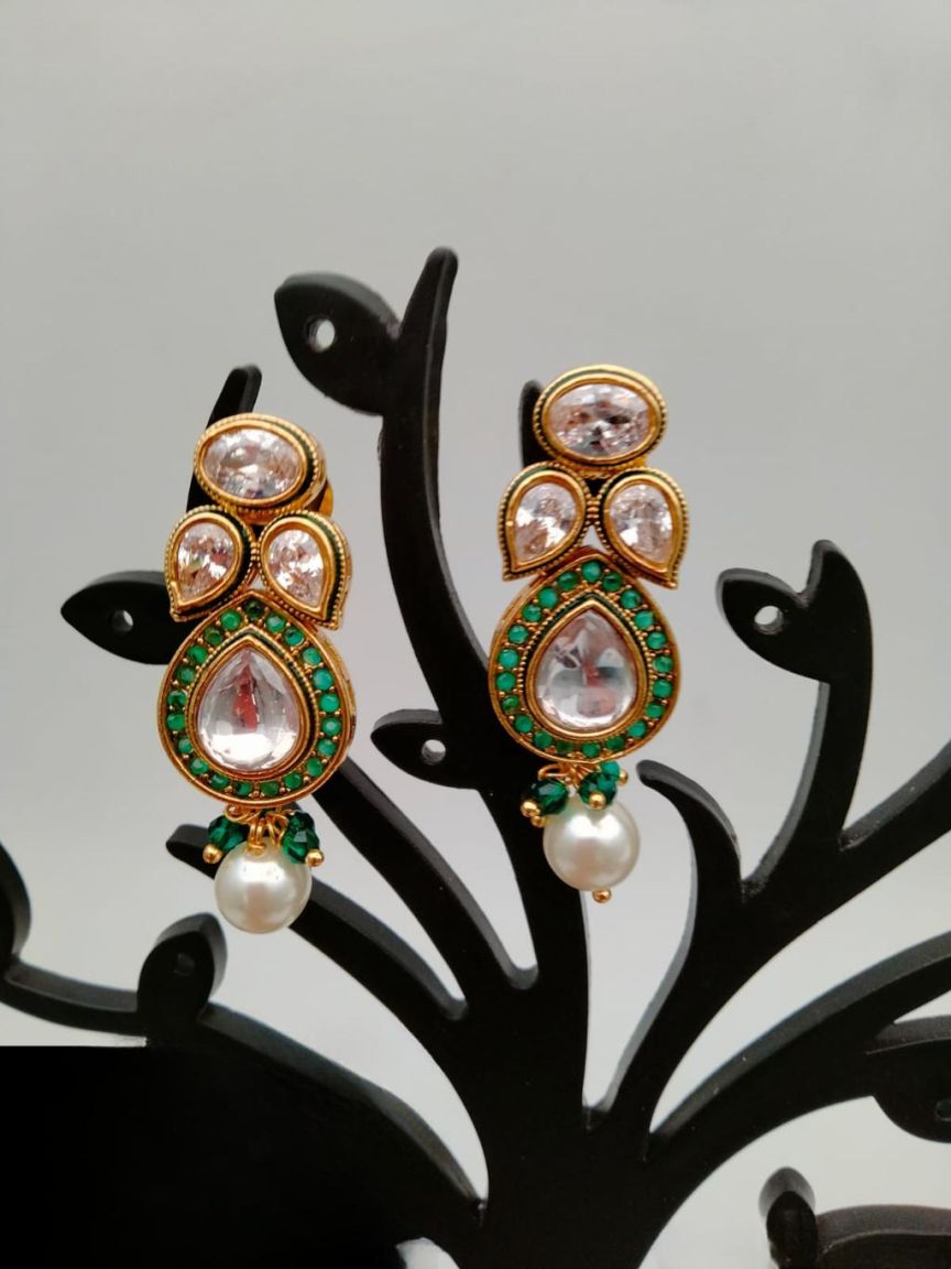 polki-earrings-ERP49189GRGD