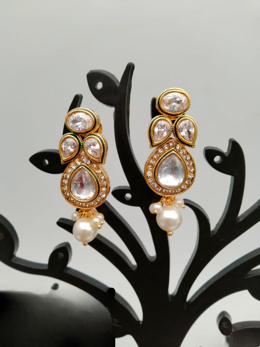 polki-earrings-ERP49189WGD