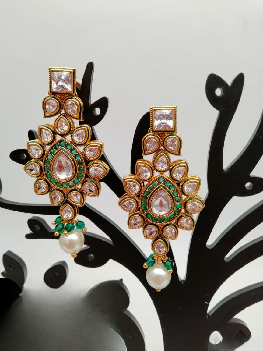 polki-earrings-ERP49196GRGD