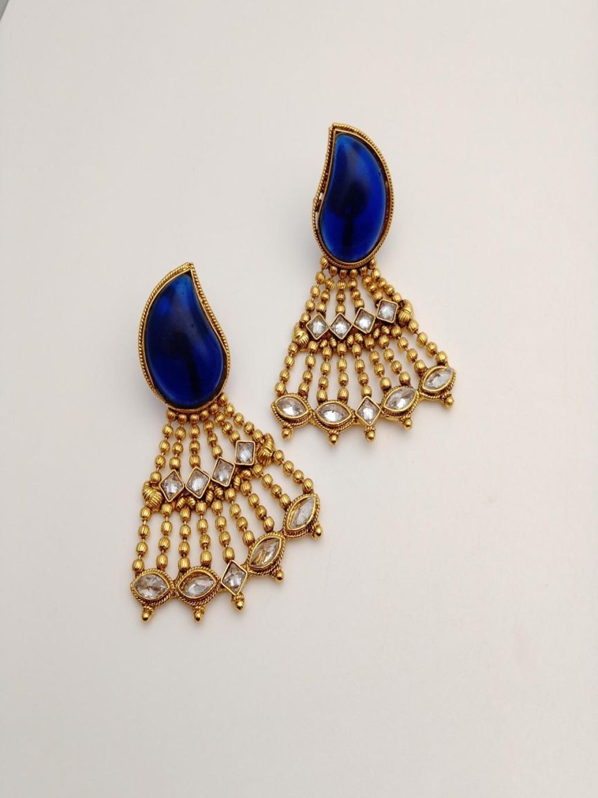 polki-earrings-ERP49252BLUEGD