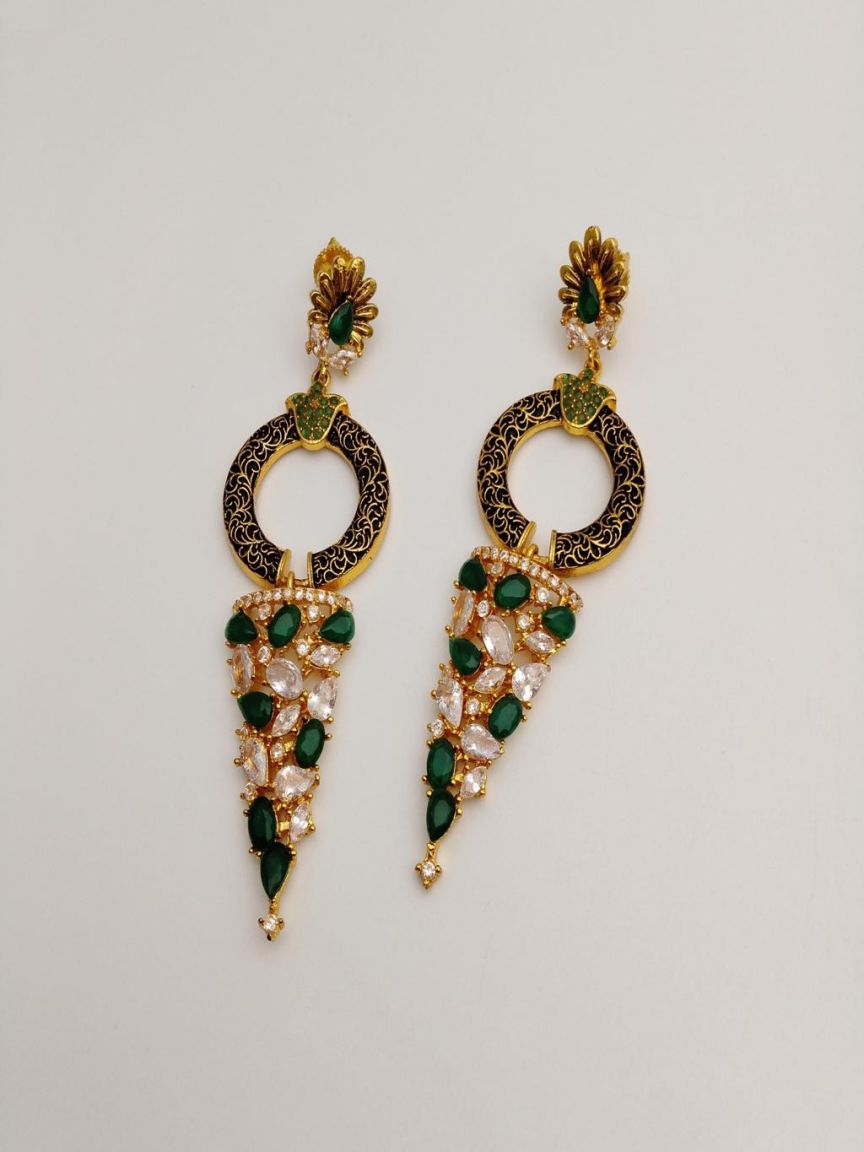 polki-earrings-ERP49260GRGD