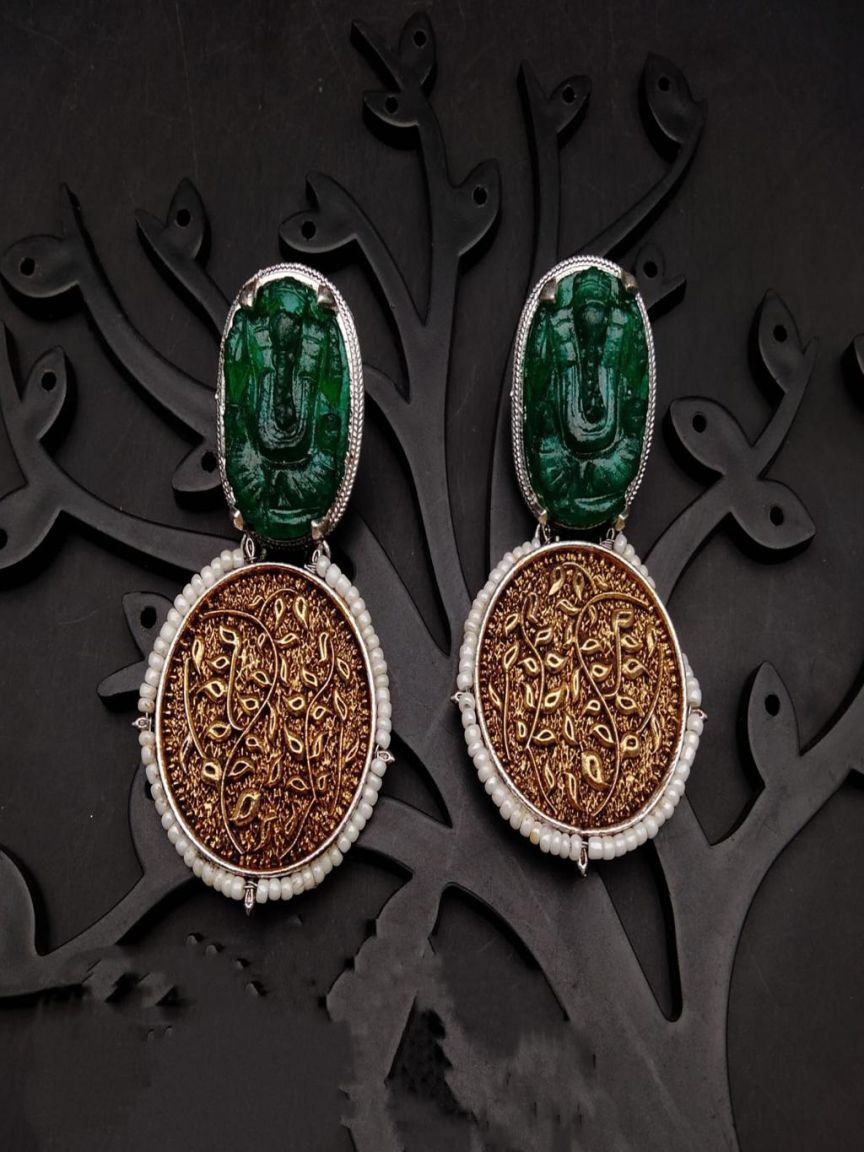 polki-earrings-ERP49277GRGD