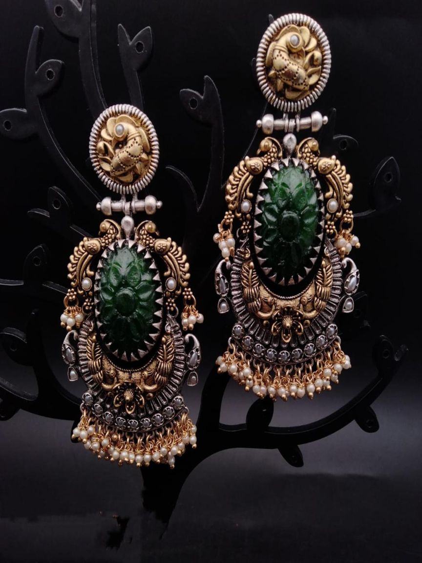 polki-earrings-ERP49278GRGD