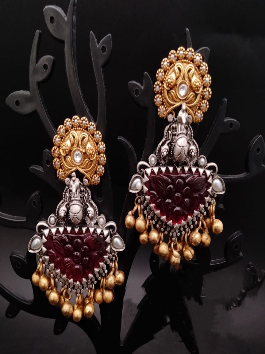 polki-earrings-ERP49281RDGD