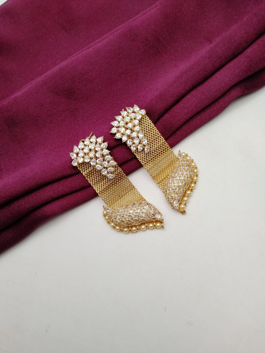 polki-earrings-ERP49306WGD