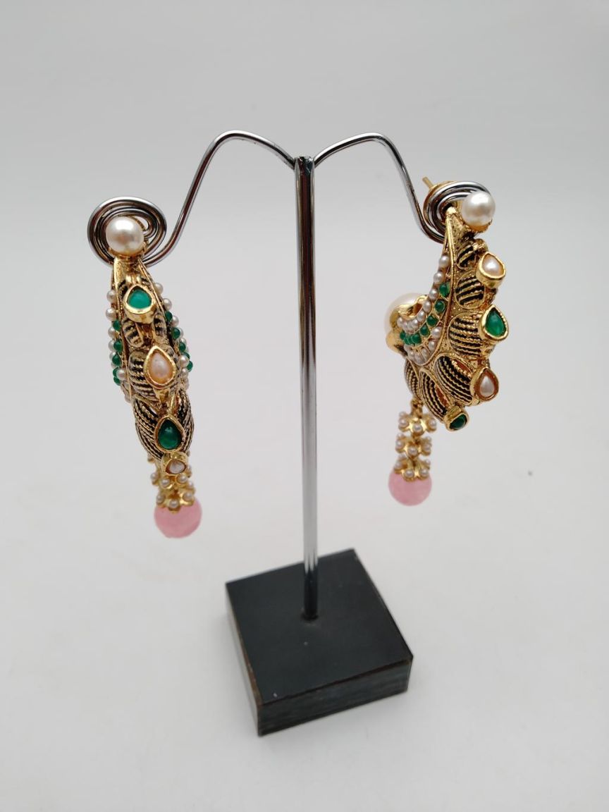 polki-earrings-ERP49307GRPKGD