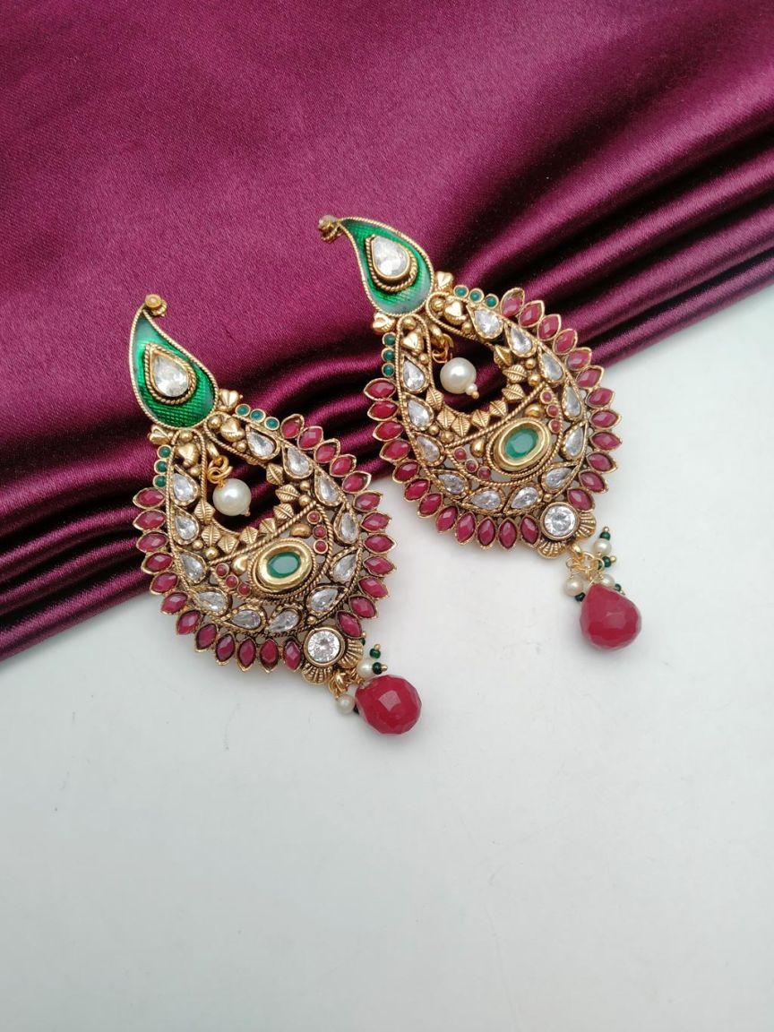 polki-earrings-ERP49313RGRGD
