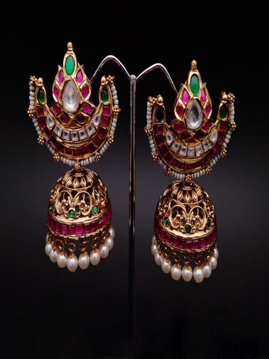 kundan-jhumka-JKK90056RGRGD