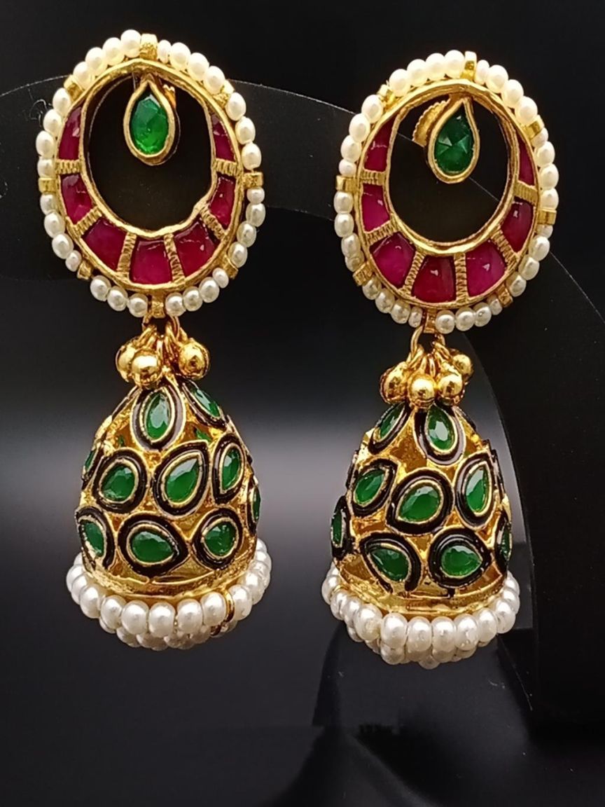 kundan-jhumka-JKK90057RDGRGD