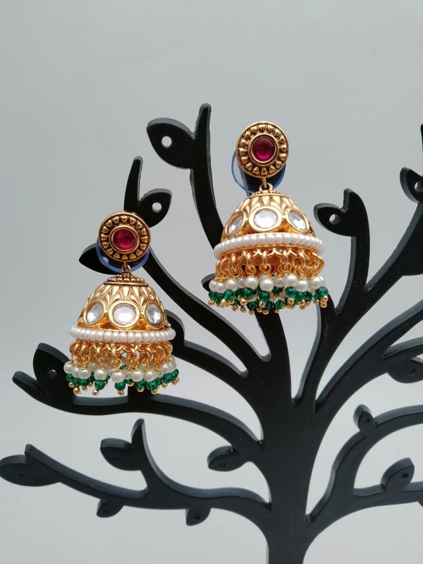kundan-jhumka-JKK90078RGRGD