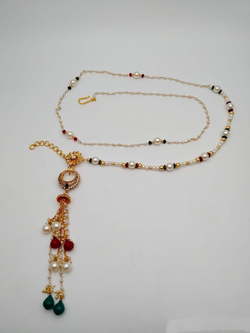 KAMARPATTA IN POLKI (GOLD POLISH) STYLE | DESIGN - 92006