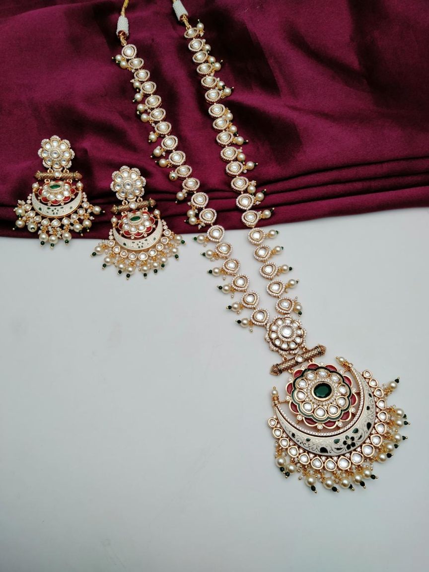 kundan-long_set-LSK28088GRGD