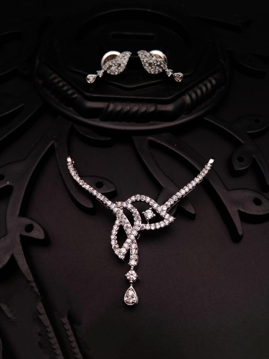 MANGALSUTRA PENDANT IN AD STYLE | DESIGN - 42107